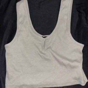 Simple cropped tank top